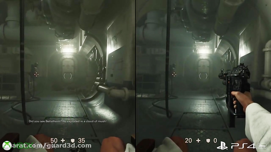 مقایسه Wolfenstein 2 روی Xbox One X و PS4 Pro