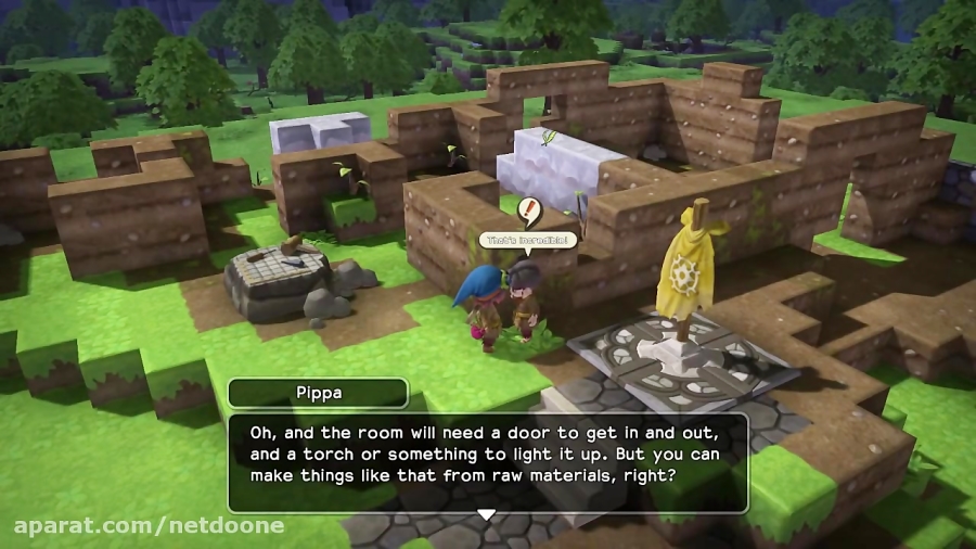 گیم پلی بازی Dragon Quest Builders - نتدونه