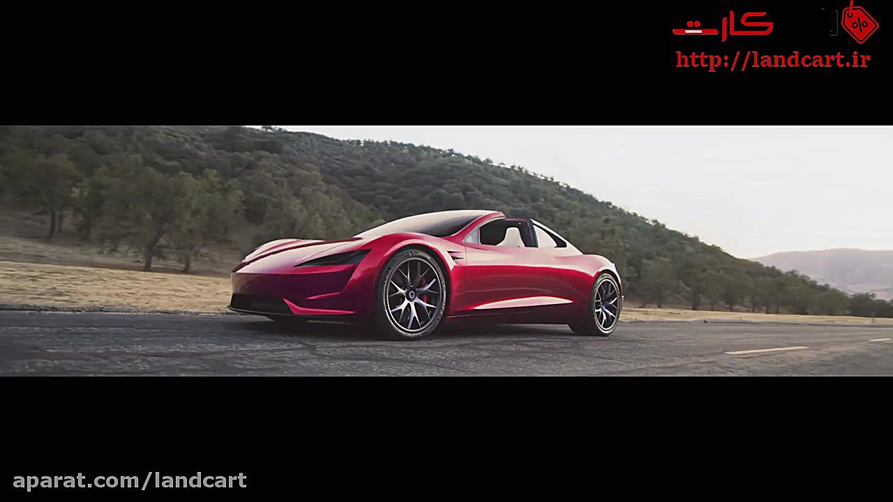 tesla roadster-تسلا رودستر باشتاب 1.9 ثانیه رونمایی شد زمان47ثانیه