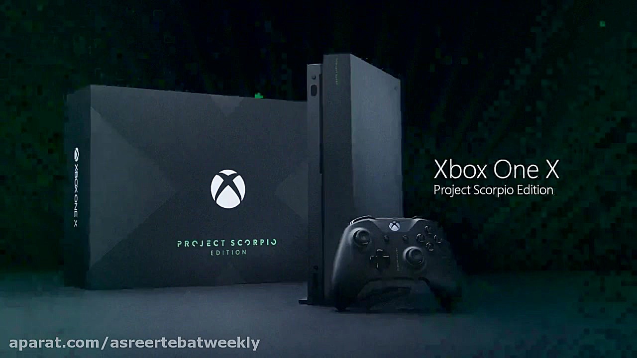 معرفی کنسول بازی Xbox One X Project Scorpio Edition زمان53ثانیه