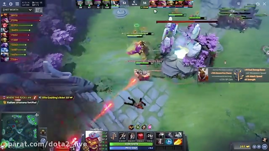 Dota2 Pro Game Play : How to play pangolier by moon