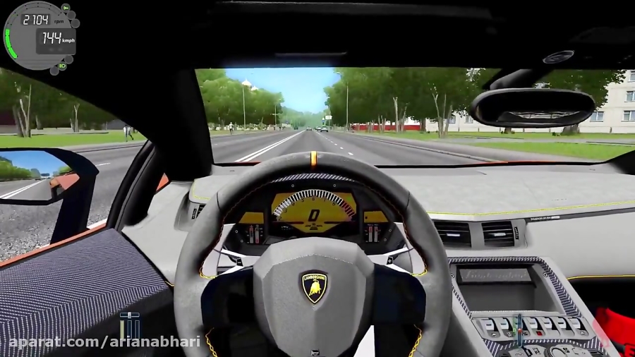 City Car Driving - Lamborghini Aventador SV | Fast Driving
