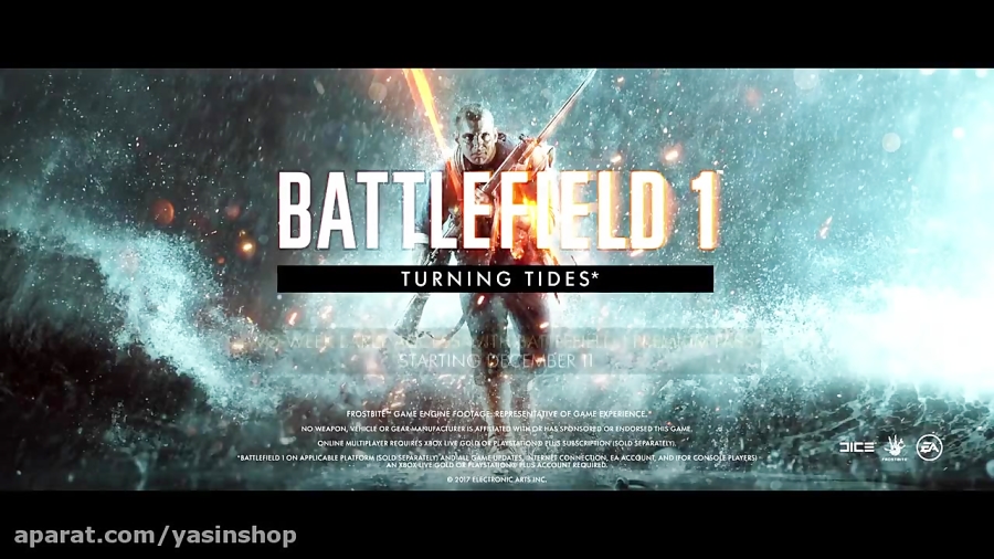 تیزر بازی Battlefield 1 : Turning Tides