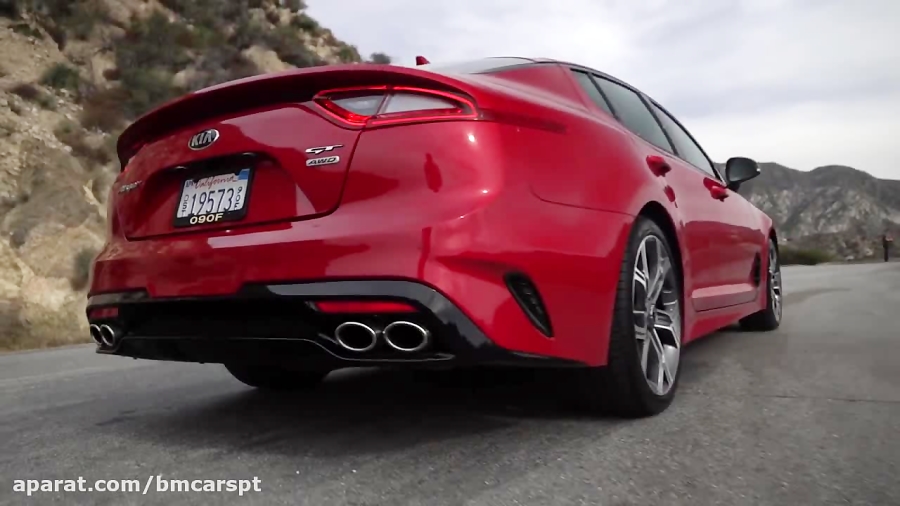 2018 Kia Stinger GT Exhaust SEMA Stinger GT Borla Exhaust Pure Sound
