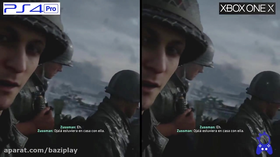 مقایسه گرافیکی Call of Duty WWII بر روی PS4 Pro و Xbox1