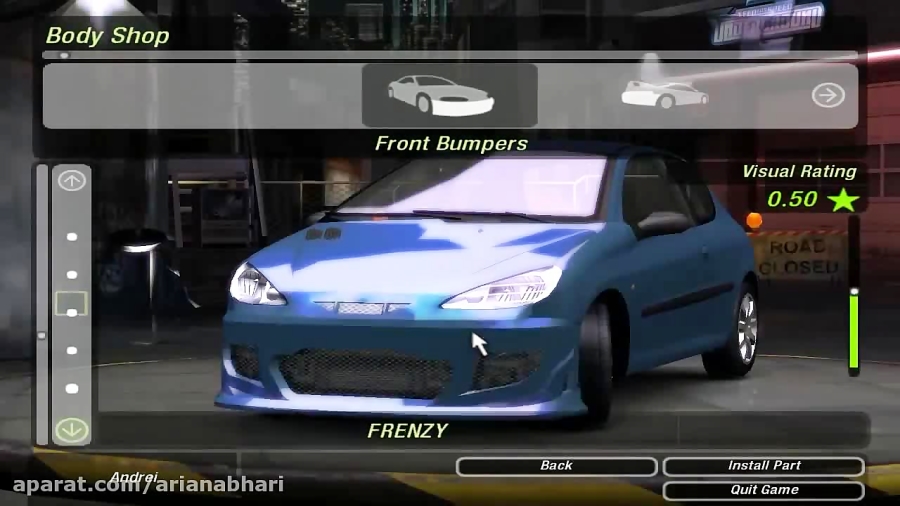 Need for Speed Underground 2   Customize Peugeot 206