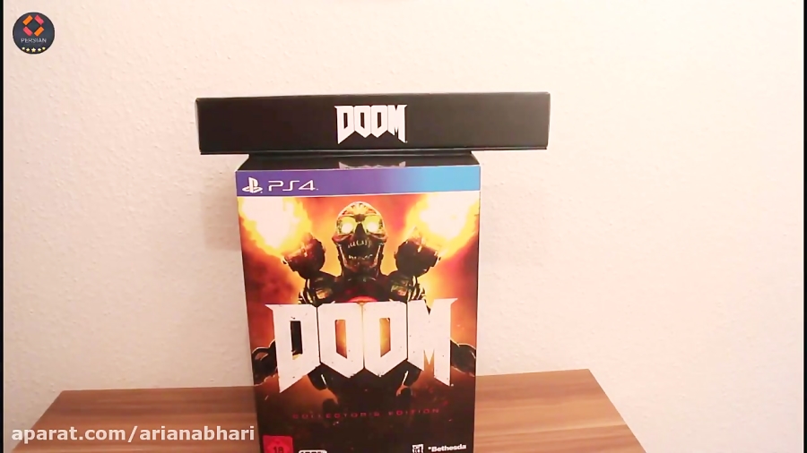 Doom PS4 Collectors Edition Persian Unboxing