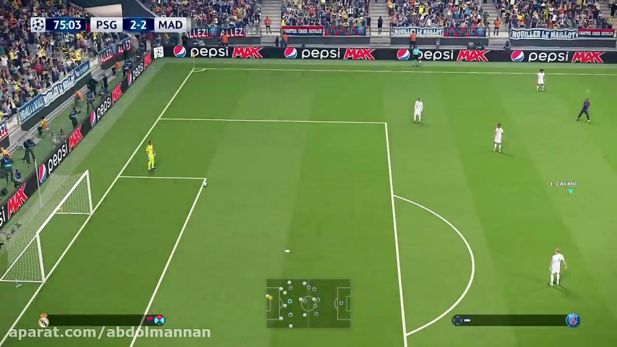 PES 2018 Champions League | PSG VS REAL MARID | PS4 Gameplay