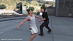 مبارزه جان سینا و براك لزنر در...