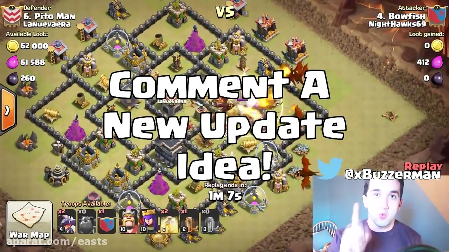 TOP 10 NEW UPDATE IDEAS FOR CLASH OF CLANS | NEW TROOPS