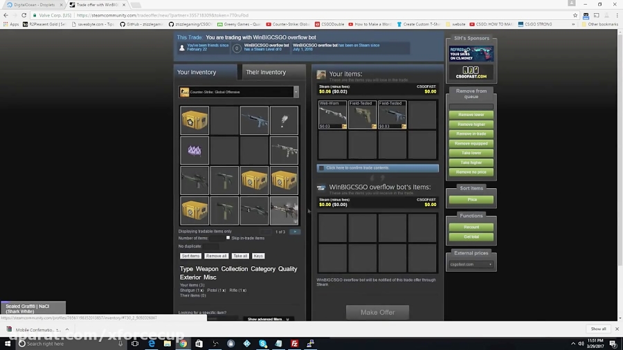 how to get cs go profit fast