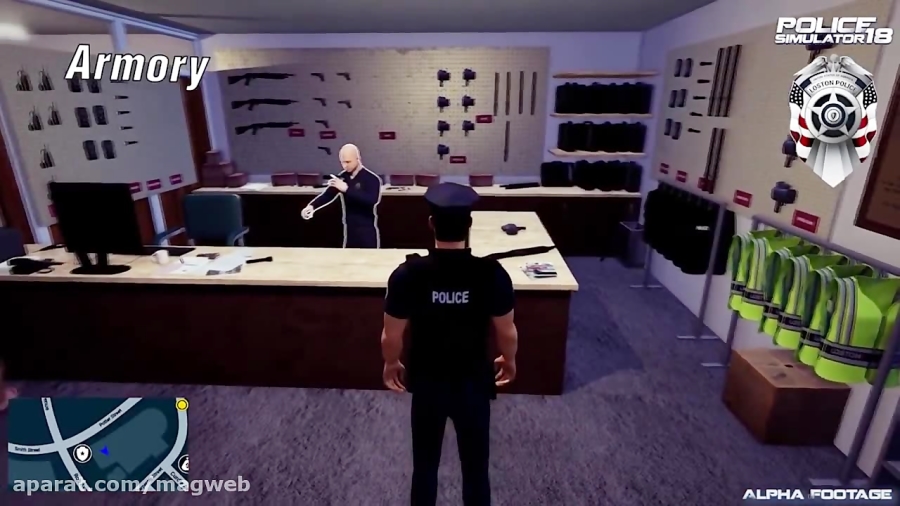 تریلر گیم پلی بازی Police Simulator 18