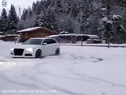 برف بازی با آئودی RS3