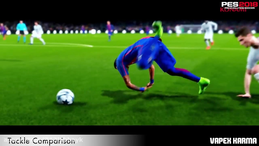 FIFA 18 vs PES 2018: Body, Tackles, Stadium, Face Models, Graphics Comparison