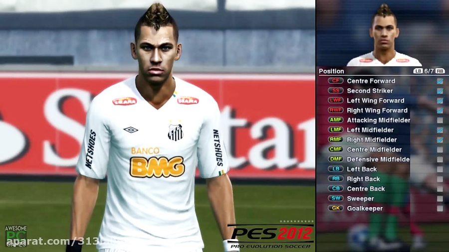 Neymar Face Evolution from PES 2012 to PES 2018