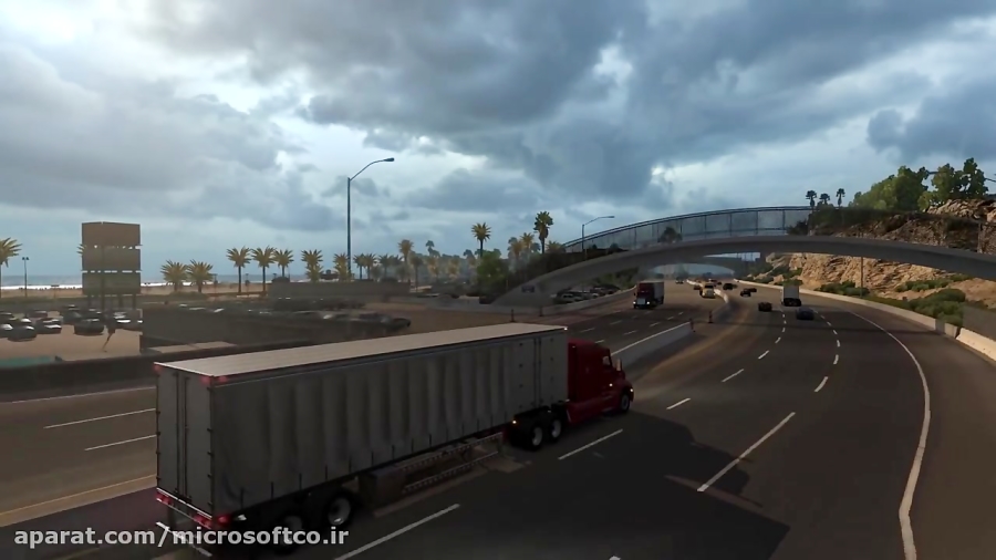تریلر بازی American truck simulator