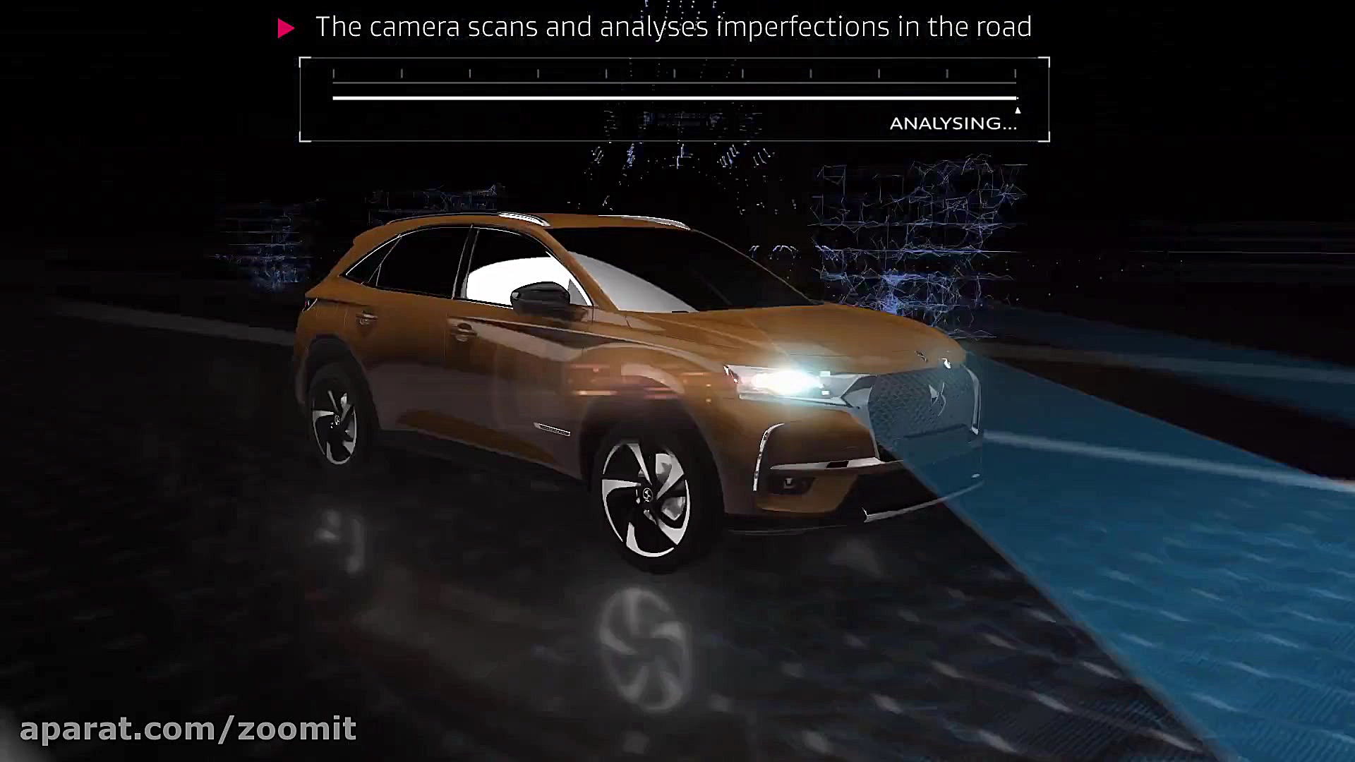 فناوری سیستم تعلیق فعال DS 7 Active Scan Suspension کامپوزیت ونیر
