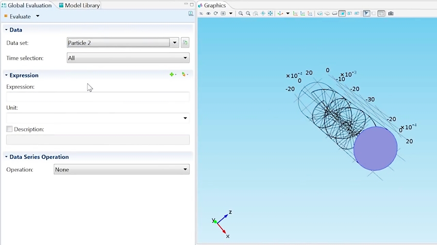 How to Simulate Particle Tracing in a Laminar Static Mixer