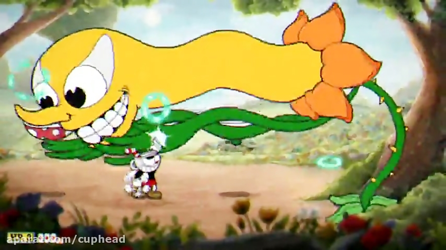 Cuphead Boss Fight #5 - Cagney Carnation