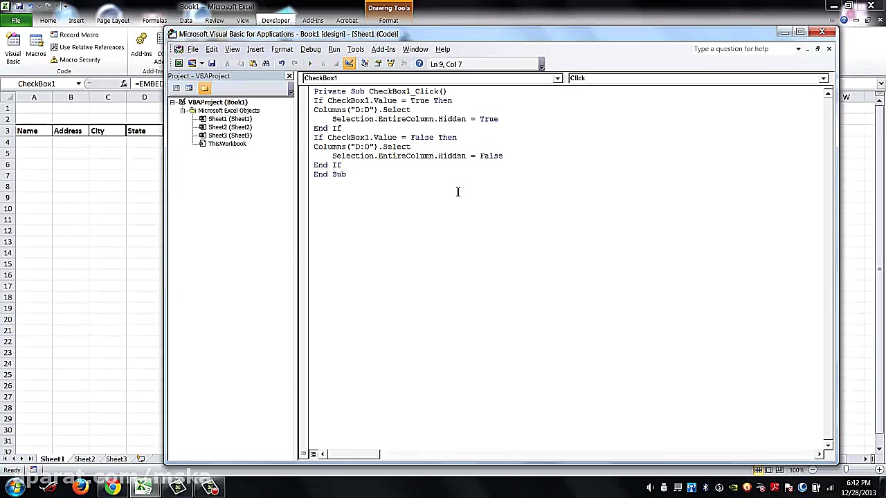 Excel: How to Create and Use a Check Box مجید کریمی