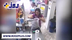 دزدی از مغازه هنگام خرید کردن