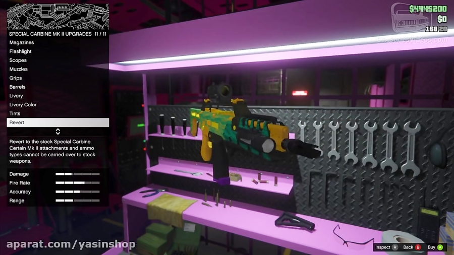 همه اسلحه های بازی GTA Online در The Doomsday Heist