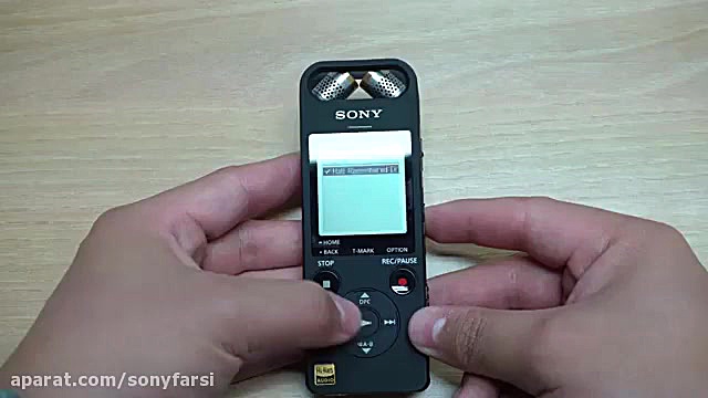 امکانات ضبط صدای حرفه ای ICD-SX2000 سونی جنیفر لوپز