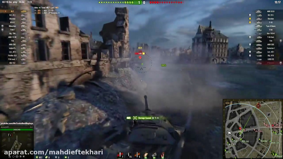 IS - 7 - 11 Kills - World of Tanks Gameplay