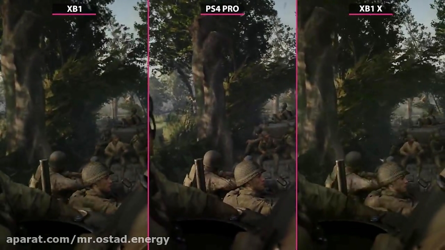 Call of Duty WWII ndash; Xbox One X vs. PS4 Pro vs. Xbox One Graphics Compariso