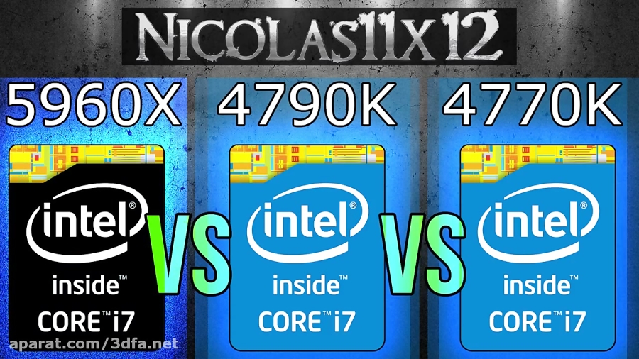 Intel I7 5960x Vs I7 4790k Vs I7 4770k 4743