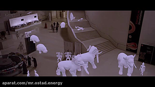 پشت صحنه فیلم Night at the Museum زمان278ثانیه