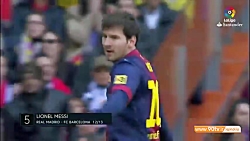 ۵ گل برتر لیونل مسی در سانتیاگ...