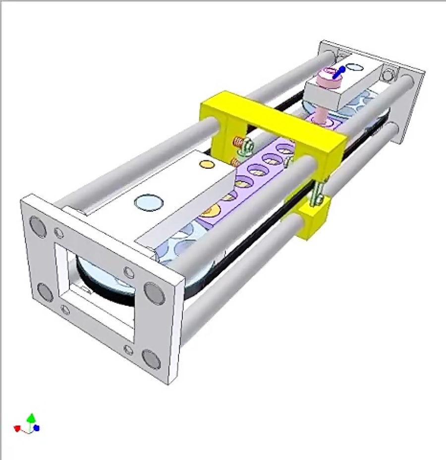 Linear friction clutch