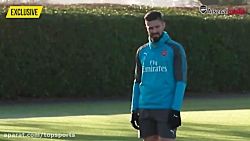 تمرین آرسنال برای تقابل با وست...