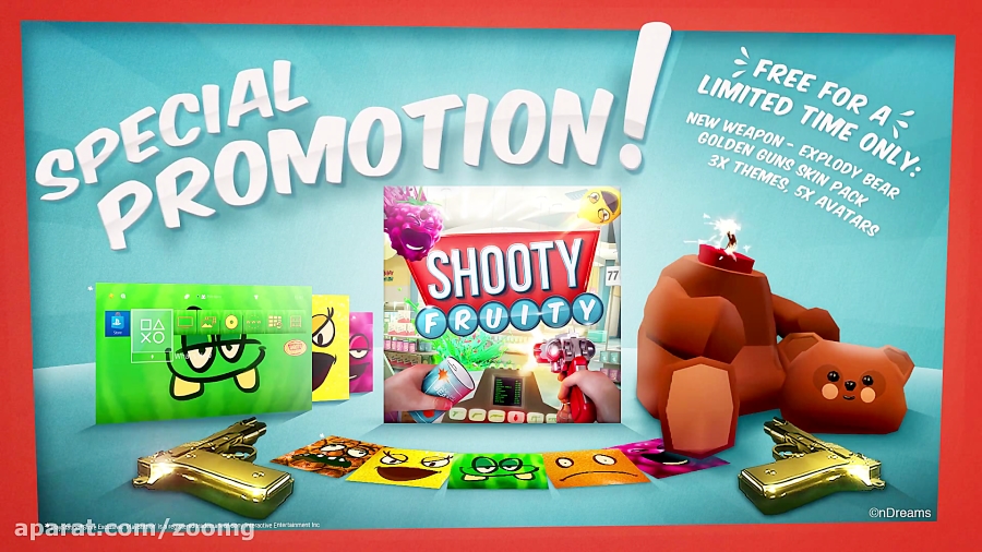 تریلر هنگام عرضه بازی واقعیت مجازی Shooty Fruity