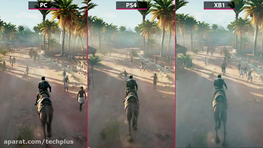 مقایسه گرافیک AC Origins بر روی PC و PS4 و Xbox One