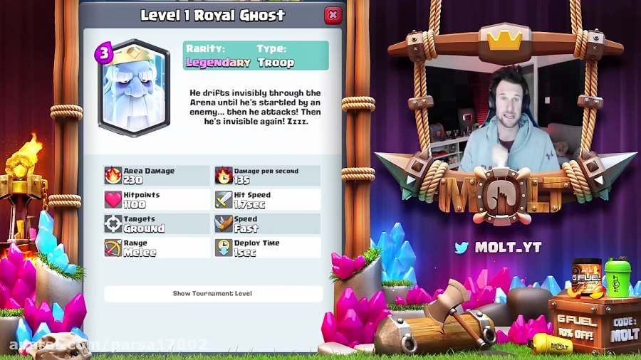Royal Ghost Legendary!? - Clash Royale Gameplay
