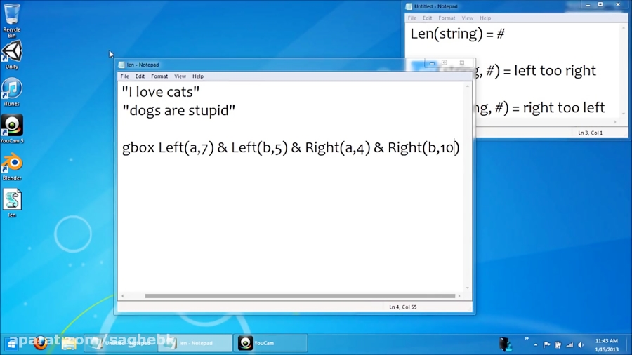 VBScript Basics, Part 9 | Len - Left - Right