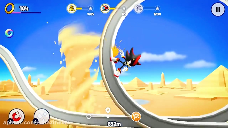 تریلر انتشار بازی Sonic Runners Adventure