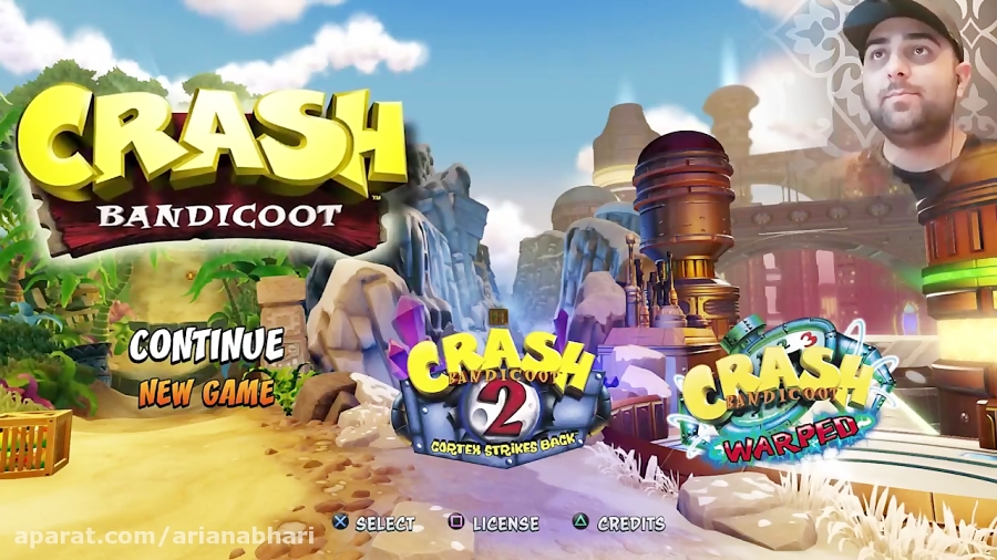 گیم پلی بازی Crash Bandicoot به زبان فارسی پارت 13 - ( Crash Bandicoot Gameplay ( persian