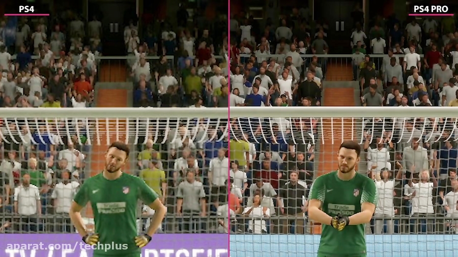 مقایسه گرافیک FIFA 18 در PS4 Pro و PS4