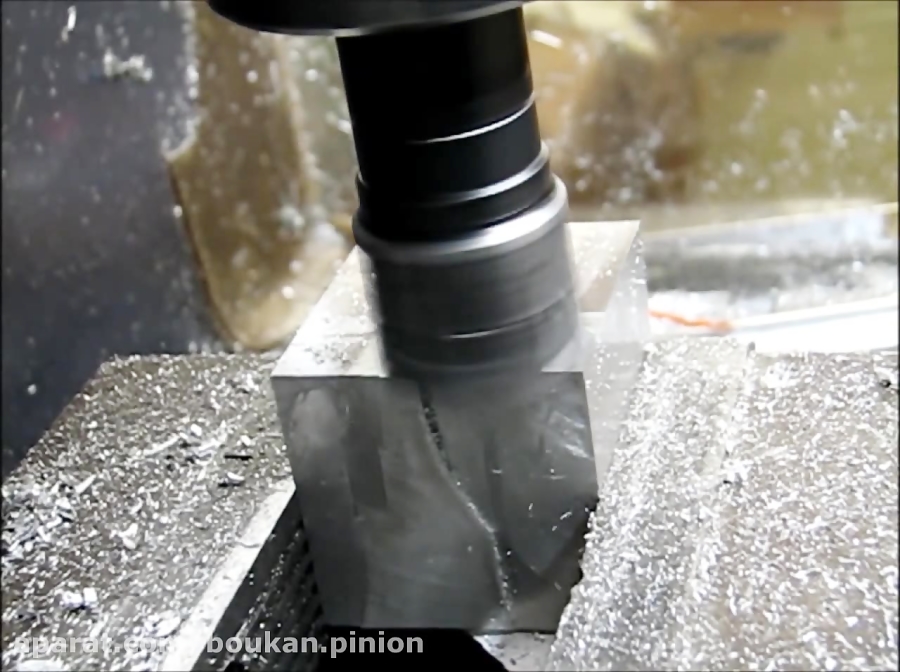 Sphere in cube CNC milling