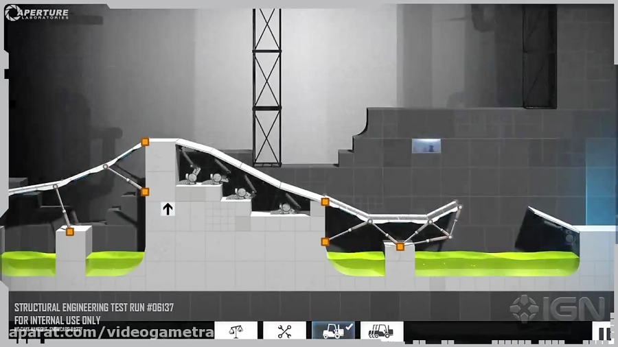 Bridge Constructor Portal Gameplay Trailer