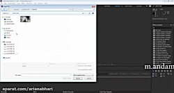 خروجی گرفتن پروژه در افتر افکت...