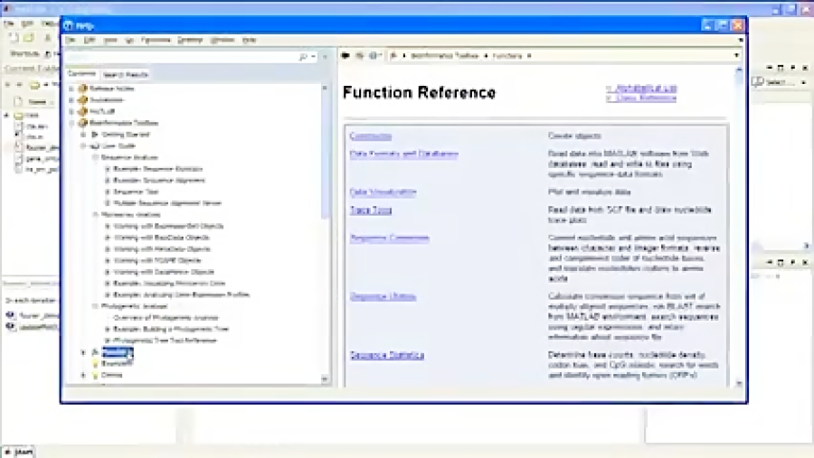 آموزش تولباکس بیوانفورماتیک Bioinformatics در MATLAB