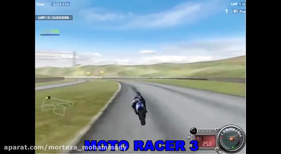 پیشرفت بازی موتور سواری MOTO RACER از شماره 1 تا 4