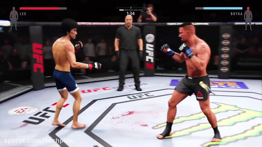 مبارزه بروسلی و یوری بویکا در EA Sports UFC 2