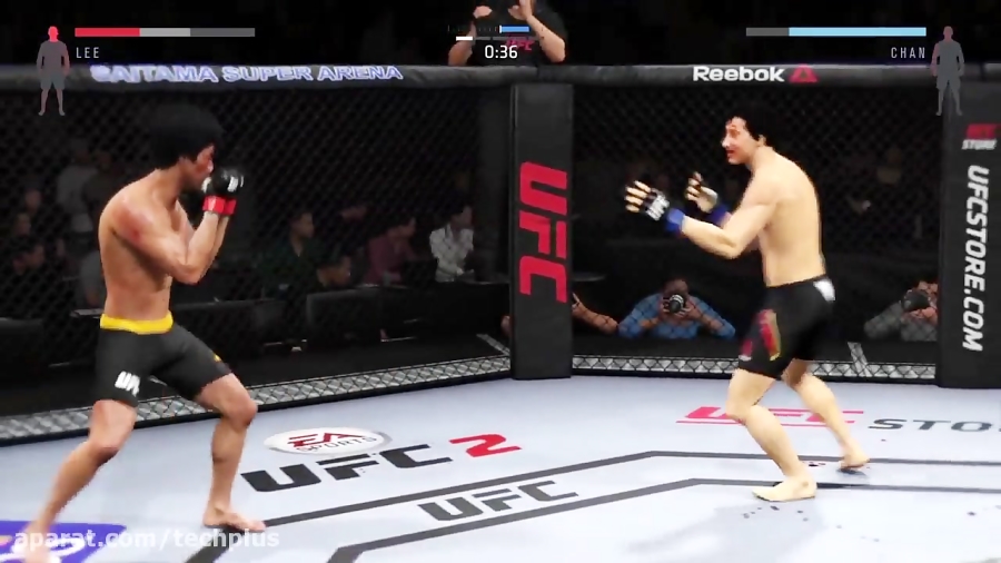 مبارزه بروسلی و جکی چان در EA Sports UFC 2