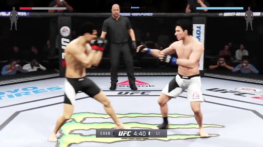 مبارزه جکی چان و جت لی در EA Sports UFC 2