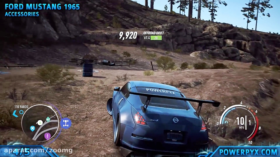 ویدیو اجزای Ford Mustang 1965 بازی NFS Payback - زومجی